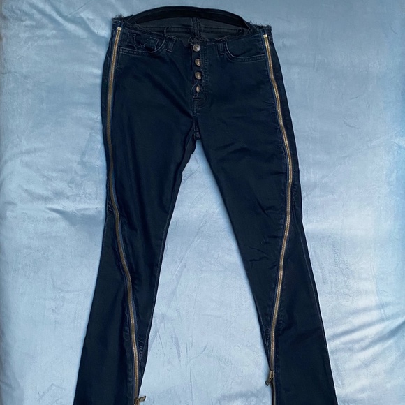 Hudson skinny Lenny denim jeans zippered flare - S. 27 - Picture 1 of 9